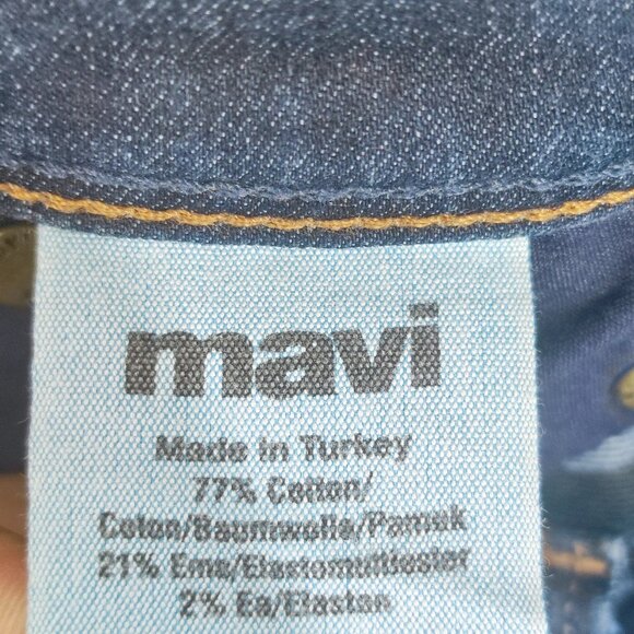 Mavi Jeans Molly women's size 26 indigo blue regular rise classic bootcut - Picture 8 of 14